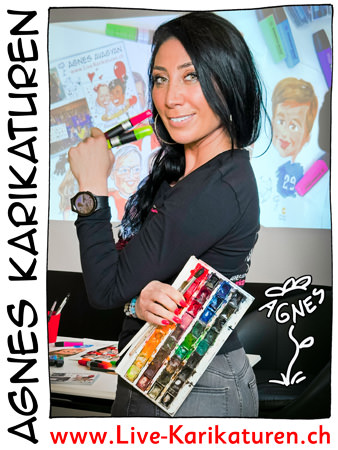 Agnes Karikaturen Logo Foto
