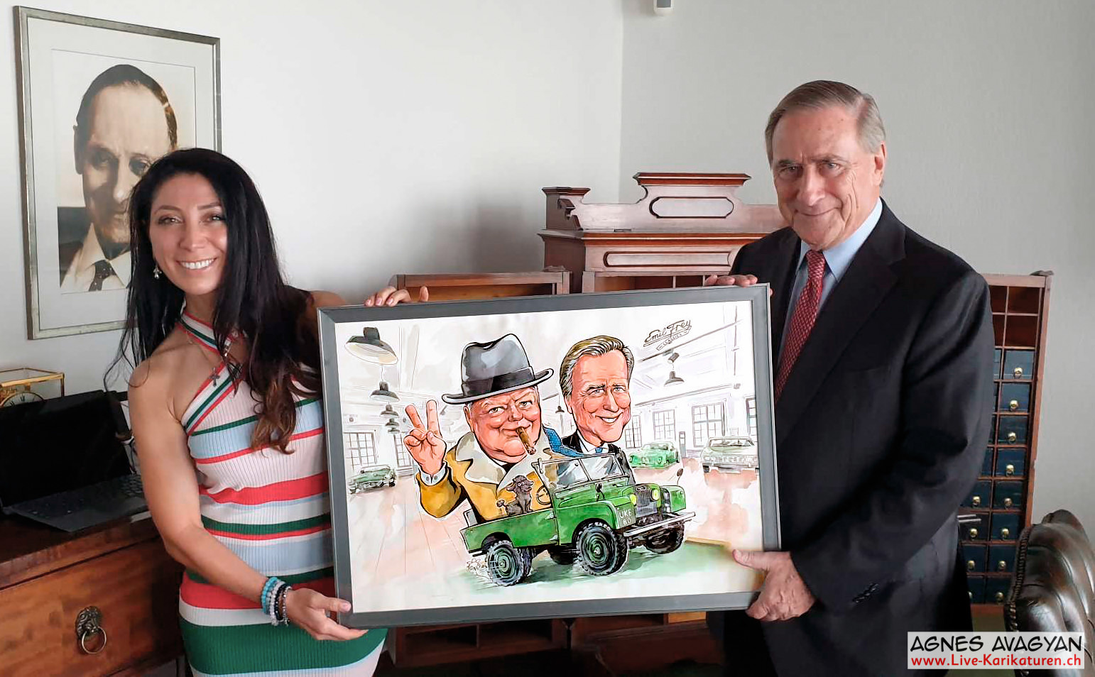 Walter Frey Bild Churchill Emil Frey Garage